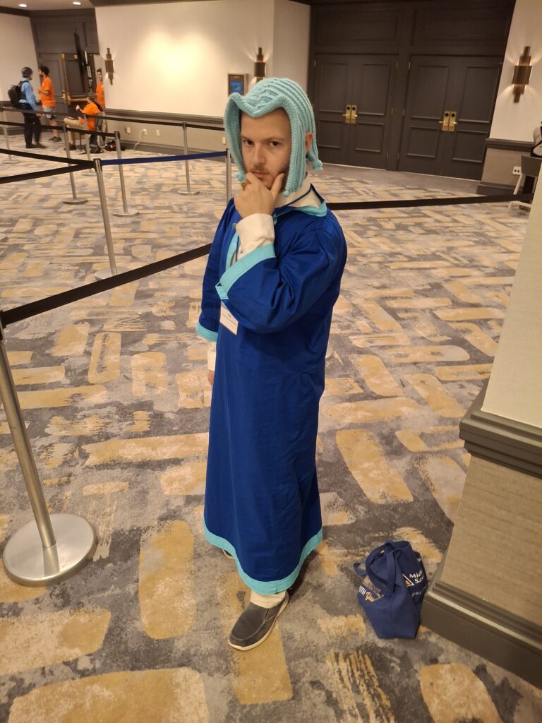 Ferdinand from Ascendance of a Bookworm looking directly at the camera