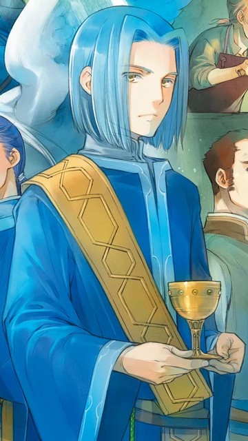 Art of Ferdinand from Ascendance of a Bookworm as depicted in the light novels, in color.