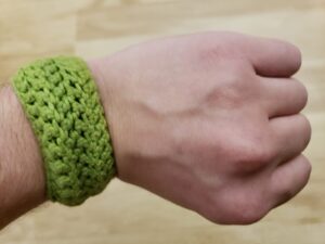 Fidget bracelet in green