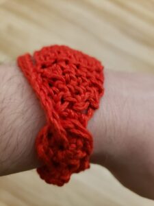 Fidget bracelet in red